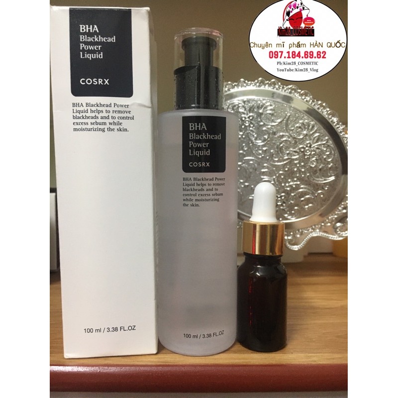 Mẫu thử Tẩy tế bào chết hóa học COSRX BHA Blackhead Power Liquid Exfoliator