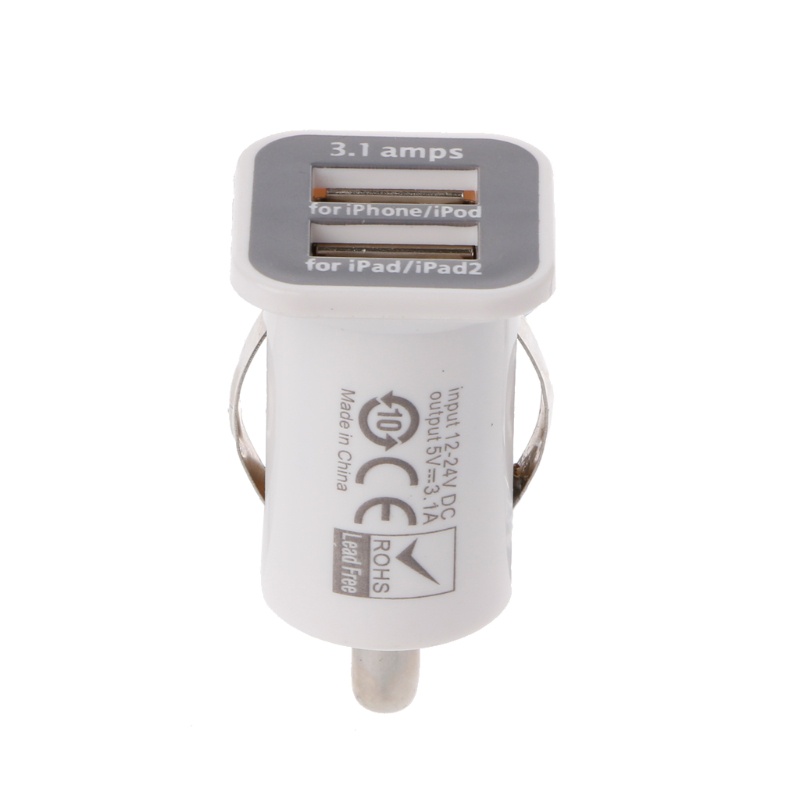 ✿ Tẩu Sạc Hai Cổng USB Cho Xe Hơi