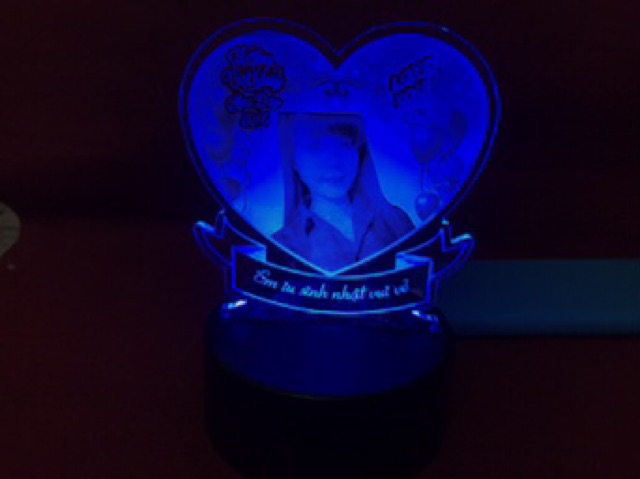 Đèn ngủ khắc theo yêu cầu