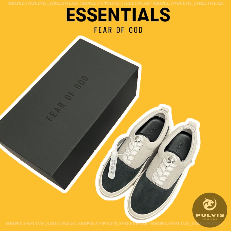 ⚡️[Mirror Quality] - Giày FOG Fear Of God 101 Low Top Vintage Black Bone Suede, Giày FOG mirror quality