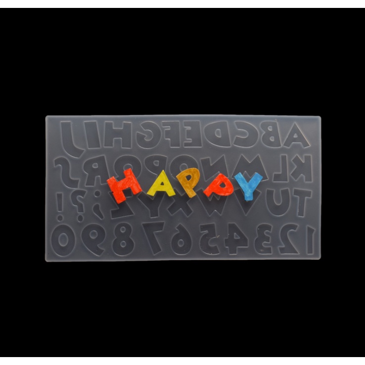 Khuôn silicone đúc chữ mẫu 2
