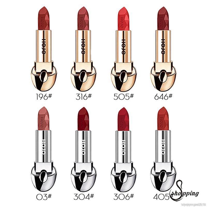 [Hàng mới về] Son môi thỏi chống thấm nước lâu trôi với thiết kế kèm gương tiện dụng sang trọng | BigBuy360 - bigbuy360.vn