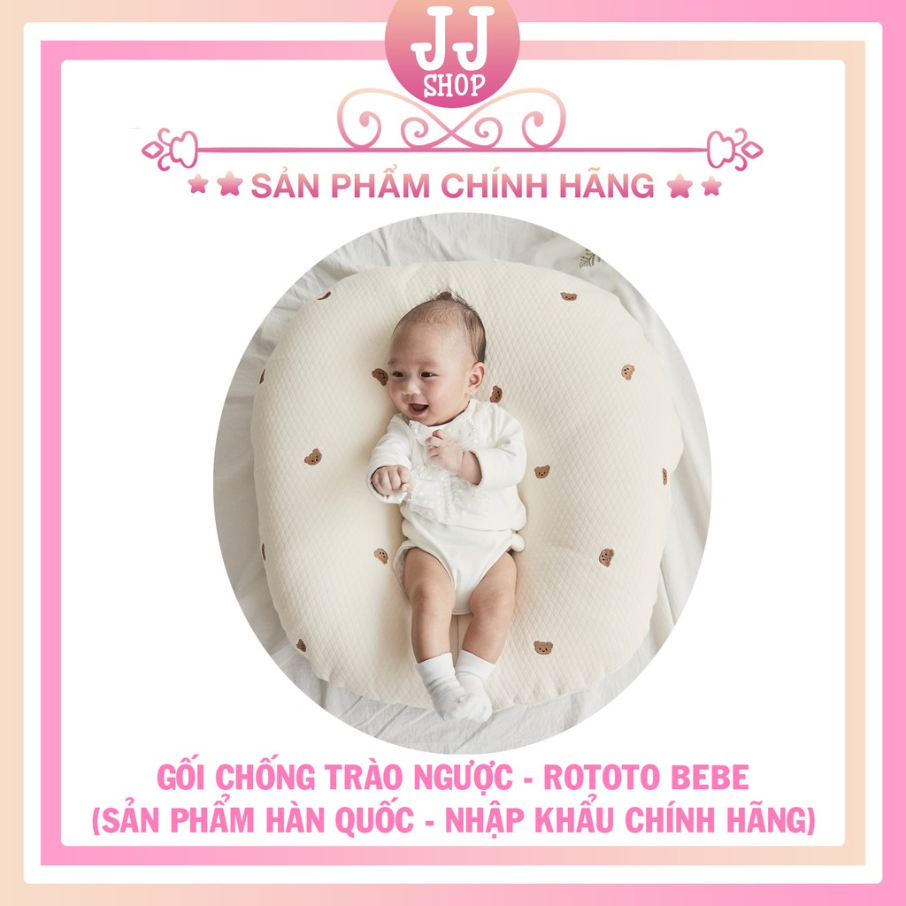 GỐI CHỐNG TRÀO NGƯỢC ROTOTOBEBE CHO BÉ - CHÍNH HÃNG HÀN QUỐC <TẶNG TÚI ĐỰNG>