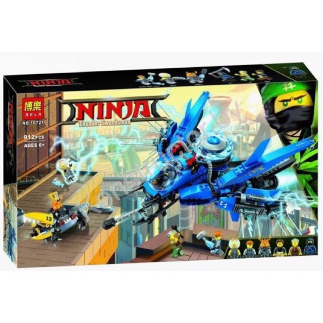 - Đồ chơi Lego ninja movie - phi thuyền sét của Jay cỡ lớn 912 miếng ghép