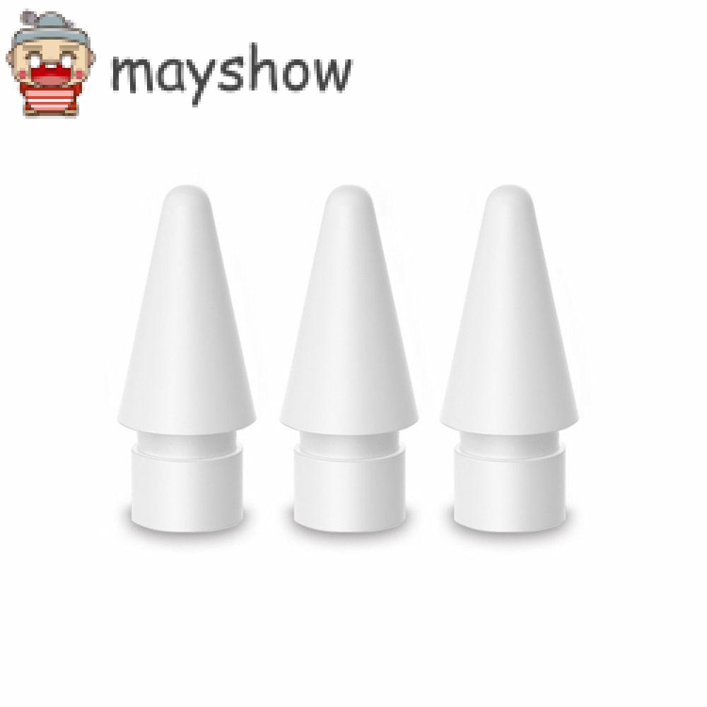 MAYSHOW 1/3Pcs Portable Nib White Stylus Pencil Tips New Accessories Spare High Sensitivity Replacement/Multicolor