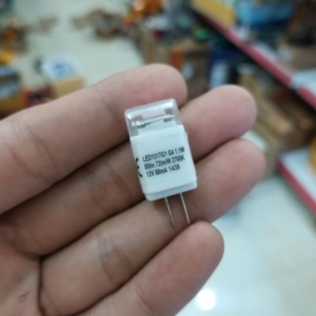 Đèn led mini trắng ấm 12v siêu rẻ