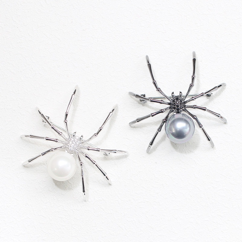 Ghim Cài Áo Hình Côn Trùng Đính Ngọc Trai Giả Thời Trang