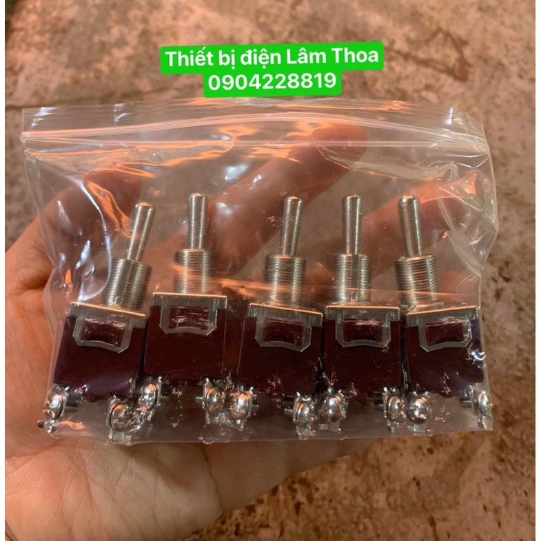 Công tắc gạt tự nhả F223F 15A 250VAC