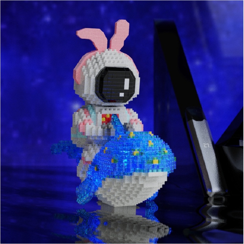 Đồ Chơi Phi Hành Gia Cá Voi Phát Sáng Trong Không Gian 6045