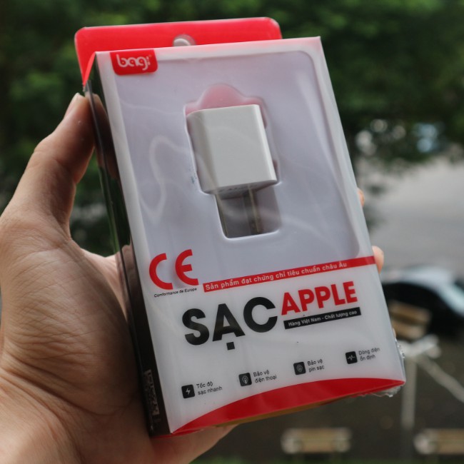 [Rẻ Vô Địch] Củ Sạc Chính Hãng BaGi  5V – 1A CE-I51 – Màu Trắng - Bảo Hành 12 Tháng