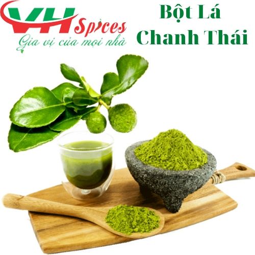 Bột Lá Chanh Thái - Lá Chúc - Kaffir Lime Leaf Powder Việt Hiệp Gói 1kg