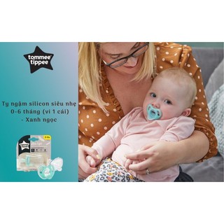 Ty ngậm Tommee Tippee 0-6 tháng vỉ 1 cái