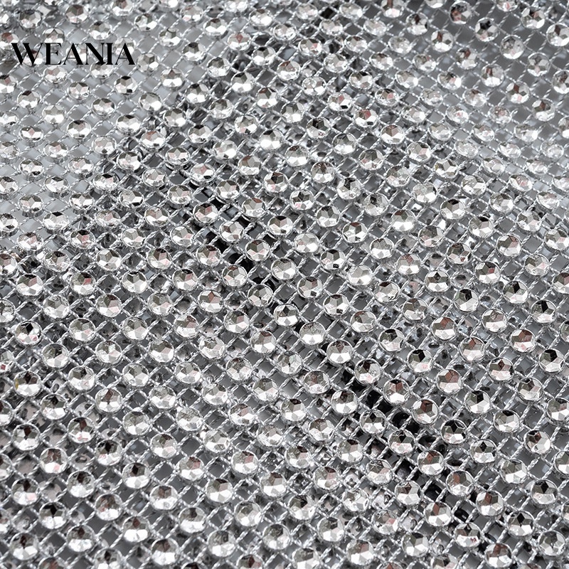 Áo Lửng Xuyên Thấu Đính Đá Lấp Lánh Gợi Cảm Cho Nữ