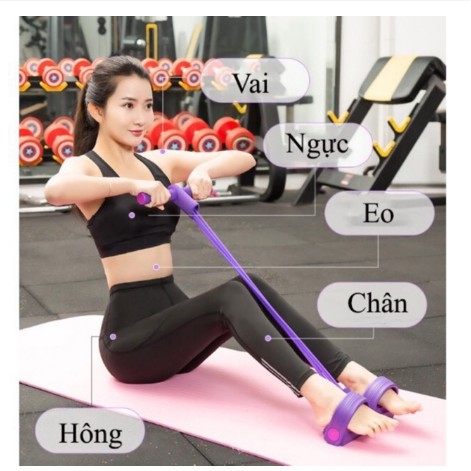 DÂY KÉO TẬP LƯNG,BỤNG,TẬP GYM ĐÀN HỒI SIÊU BỀN ĐA NĂNG TẠI NHÀ