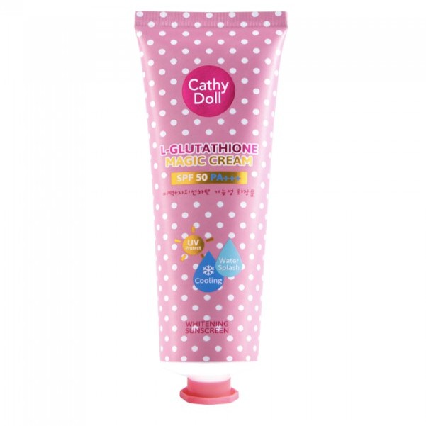 Kem chống nắng dưỡng trắng da Cathy Doll L- Glutathione Magic Cream SPF50 PA+++ 138ml