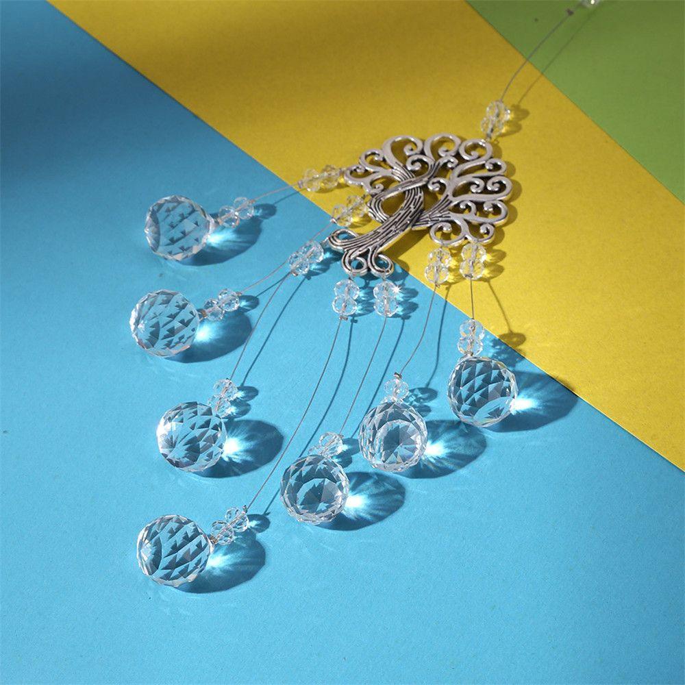 Dreamcatcher Hình Mặt Trăng Trang Trí Sân Vườn