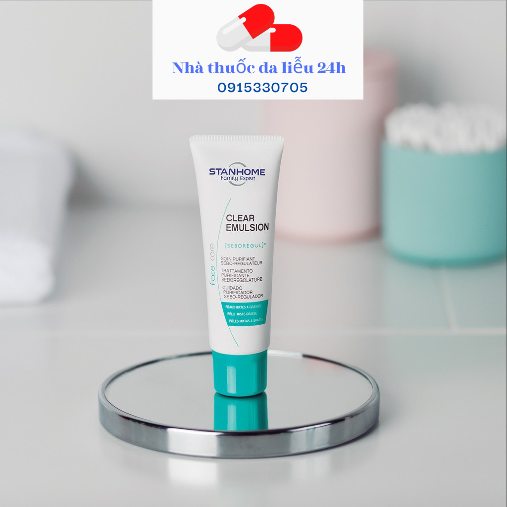 Kem dưỡng ẩm da dầu mụn Stanhome Family Expert Clear Emulsion 40ml - Hàng chính hãng - Nhà thuốc da liễu 24h