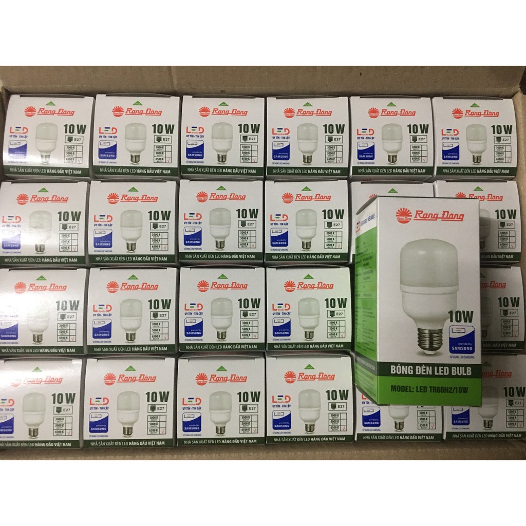 Bóng đèn led buld trụ 10W - 12W - 14W  Rạng Đông
