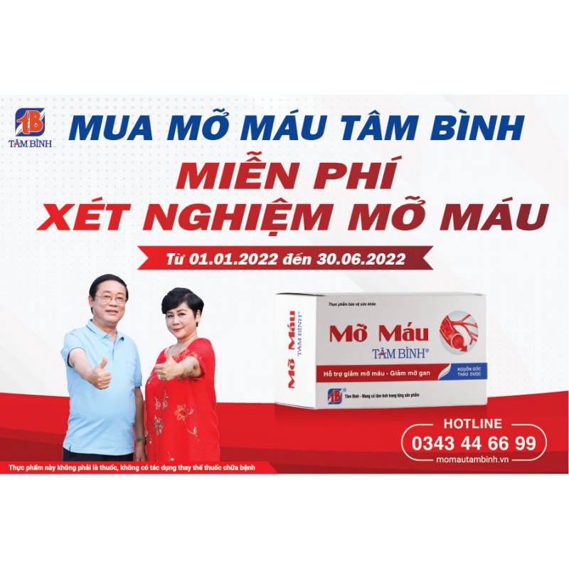 [CHÍNH HÃNG] Mỡ máu Tâm Bình - Hỗ trợ giảm mỡ máu, giảm mỡ gan
