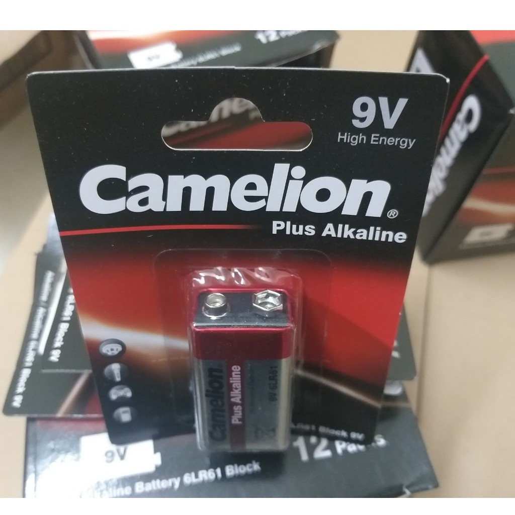 PIN 9V PLUS ALKALINE CAMELION ( Viên/ vỉ)