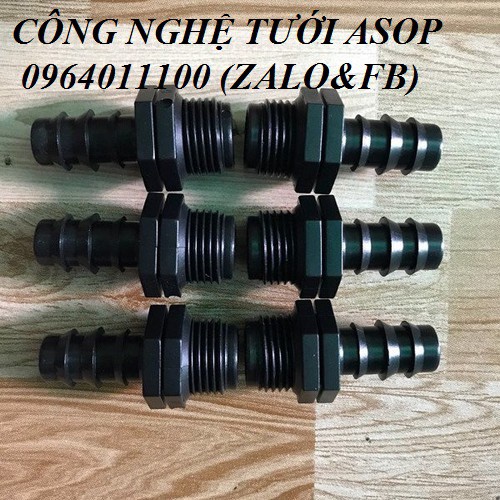 10 NỐI REN 27mm ỐNG PE 20mm