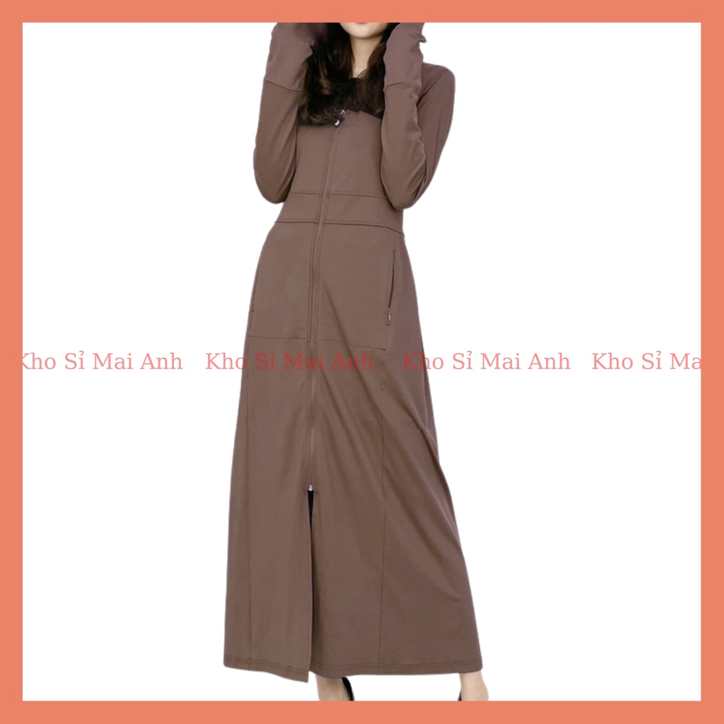 Áo Chống Nắng Nữ Toàn Thân Hai Lớp Thông Hơi Thoáng Mát Cao Cấp | BigBuy360 - bigbuy360.vn