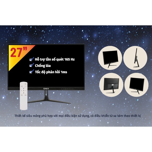 [Mã 157ELSALE1 giảm 5% đơn 3TR] MÀN HÌNH GAME 27inch 165Hz QNIX QX-GM27F165, hàng mới 100% shop cam kết | BigBuy360 - bigbuy360.vn