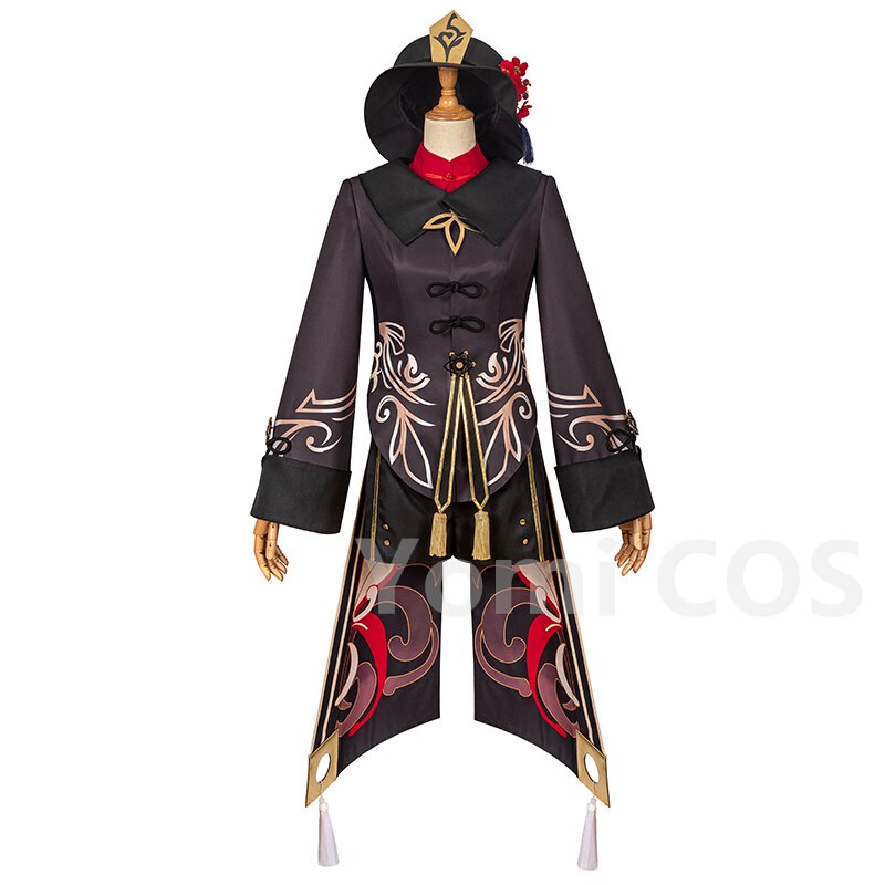 Trang phục/ Tóc giả/ Nhẫn dùng hóa trang nhân vật Hồ Đào trong game Genshin Impact