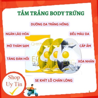 Sữa Tắm Trắng Dưỡng Trắng Da Body, Dưỡng Ẩm, Tắm Trắng Trứng Gà Queenieskin