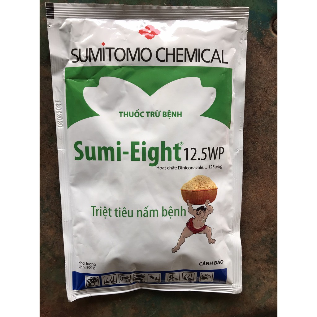 Sumi Eight 12.5 WP - Thuốc Trừ Bệnh Cho Cây Trồng lem lép hat, đạo ôn lá, rỉ sắt, phấn trắng - Sumitomo Chemical