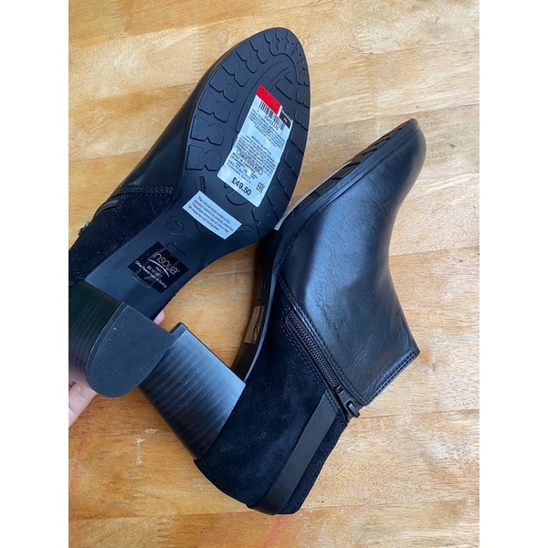 (sz 40)Giày da ankle boots M&amp;S xuất xịn