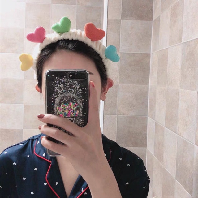 Băng đô cài tóc co giãn thiết kế dễ thương cho nữ