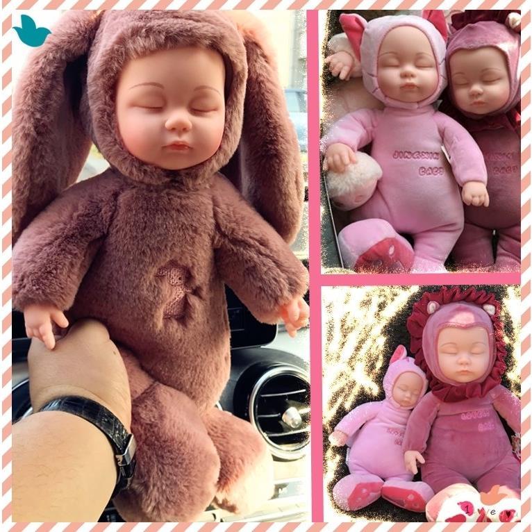 Mới Búp Bê Em Bé Đang Ngủ Nhồi Bông Dễ Thương
