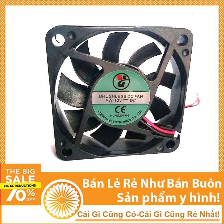 Quạt Tản Nhiệt 12V 6x6x1.5cm