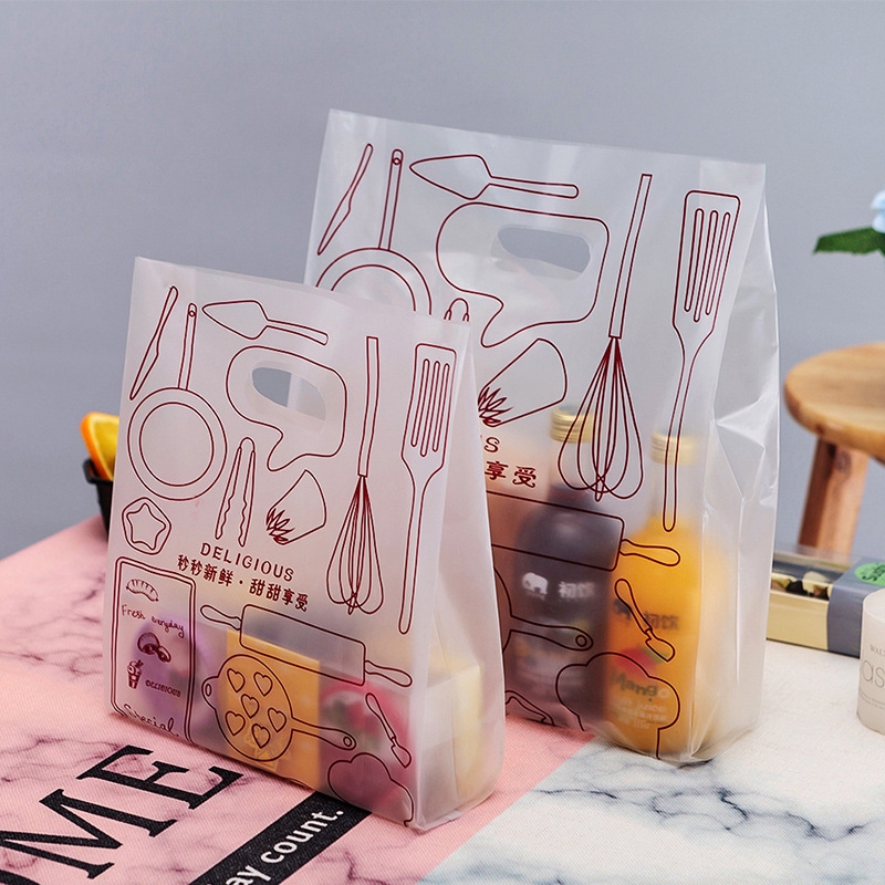 Set 50 túi nhựa đựng bánh tiện lợi
