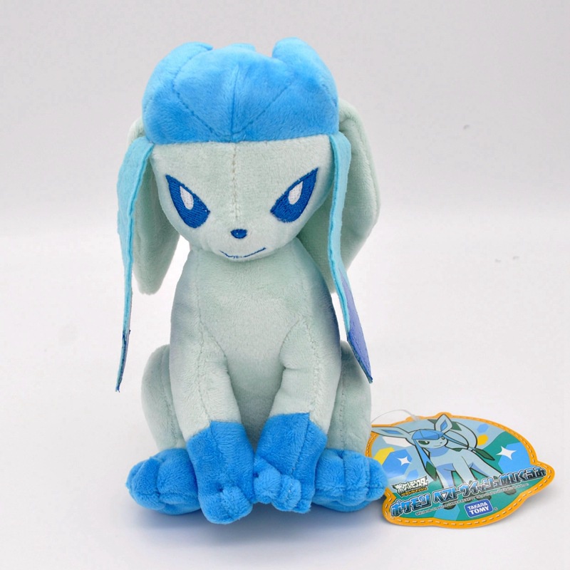 GẤU BÔNG POKEMON EEVEE (EEVUI) GLACEON HỆ BĂNG (20CM--->30CM) HÀNG CHÍNH HÃNG POKEMON MỚI 100% XỊN CAO CẤP LOẠI 1