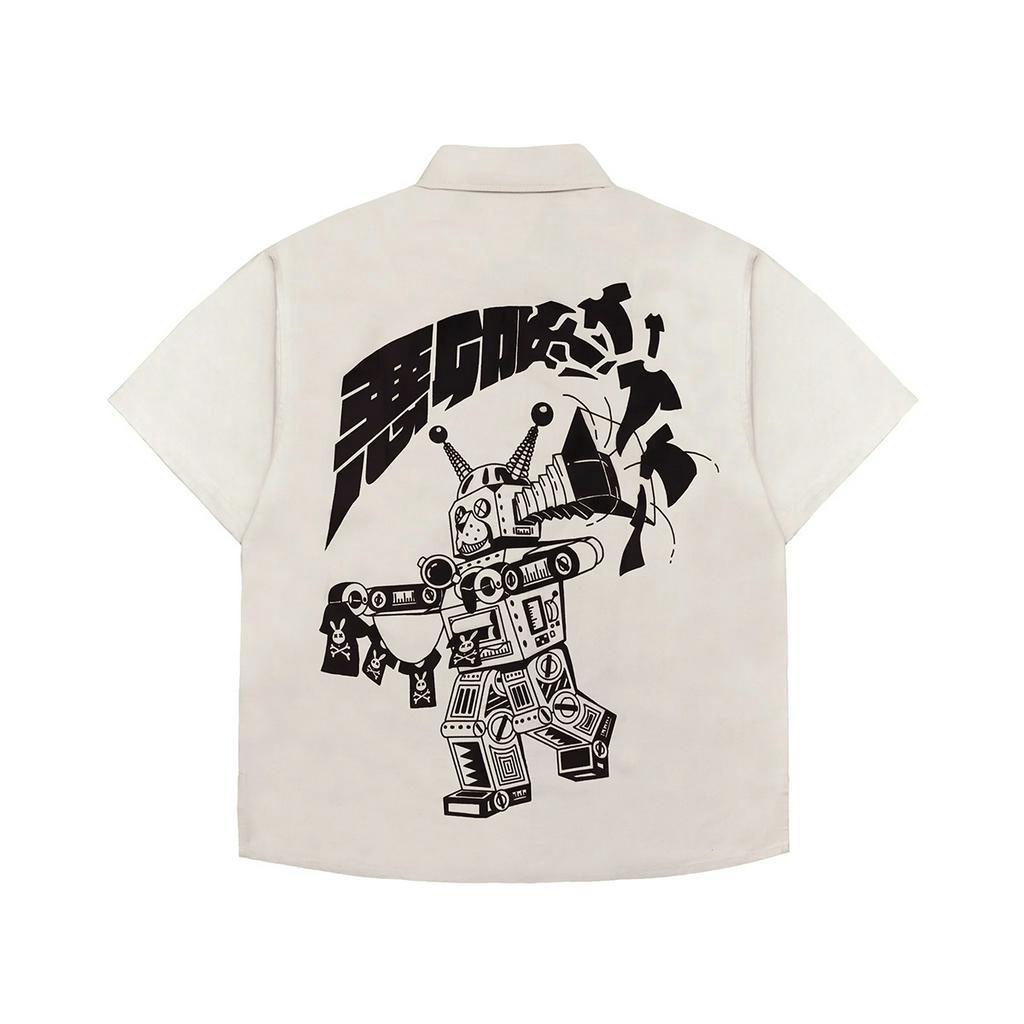 Áo Sơ Mi Unisex Bad Rabbit EVIL ROBOT SHIRT - Local Brand Chính Hãng