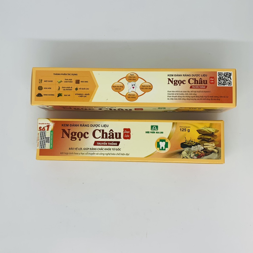 Kem đánh răng dược liệu Ngọc Châu 170g GLU047