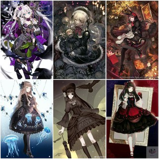 Bộ 6 Áp phích - Poster Gothic Lolita 2