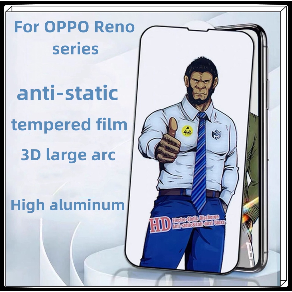 Kính Cường Lực Cho OPPO Reno 2 3 4 5 6 7 8 Pro 7S 8 Pro + 7 Lite ACE2 2Z 2F R17 F9 F11 F17 F19 Pro K7 K9X
