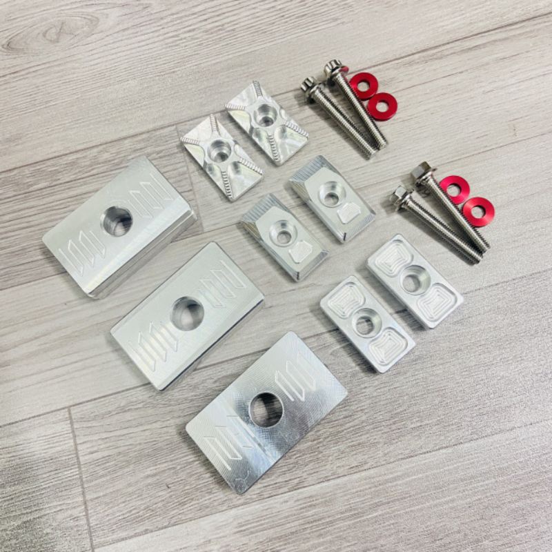 Full bộ Pas tăng sên âm kèm ốc và lông đền xài cho Future 125, Future led full nhôm Cnc