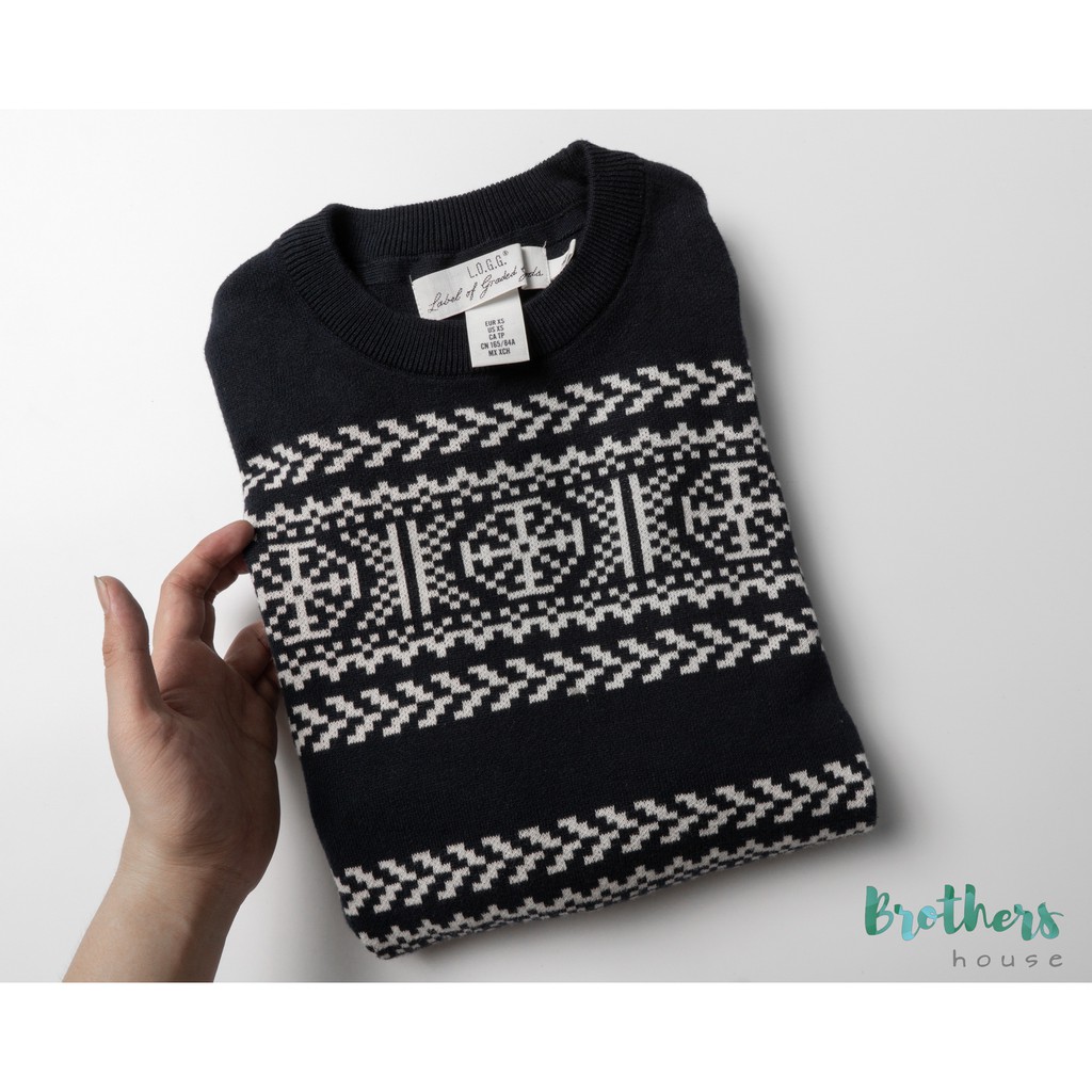 |Auth| Áo len HM hoạ tiết dễ thương, hàng đẹp xuất sắc