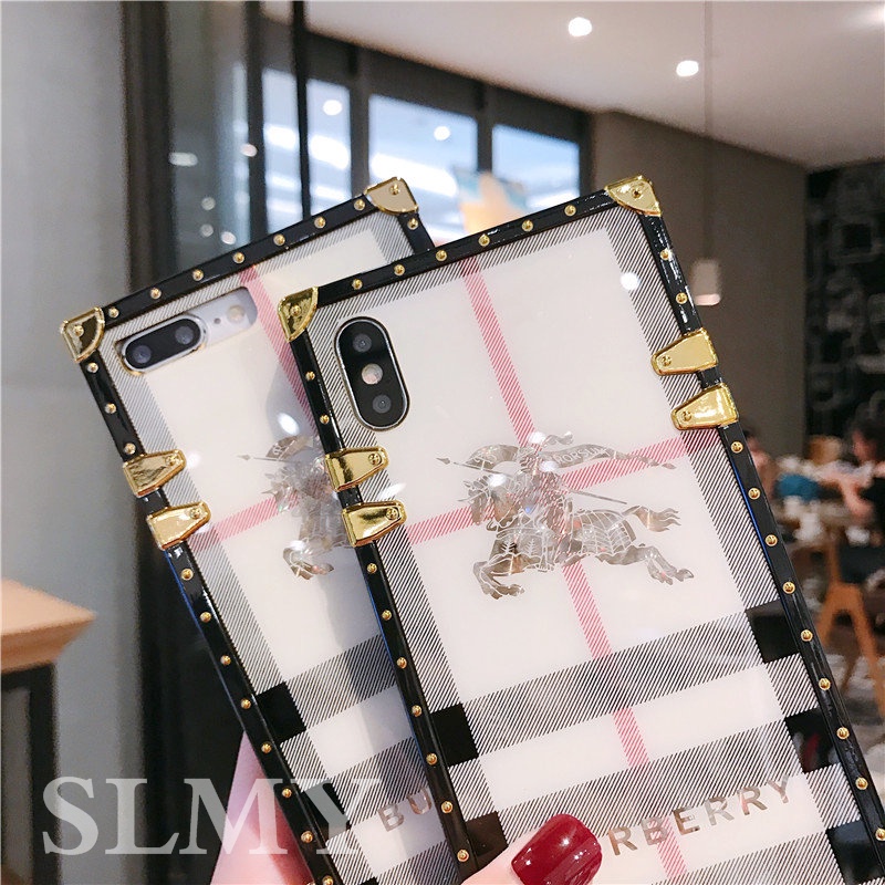Ôp Điện Thoại Dẻo Vuông Họa Tiết Cô Gái Thời Trang Cho iphone 15 14 13 12 pro max x xs xr 11 pro 8 7 6 plus ốp