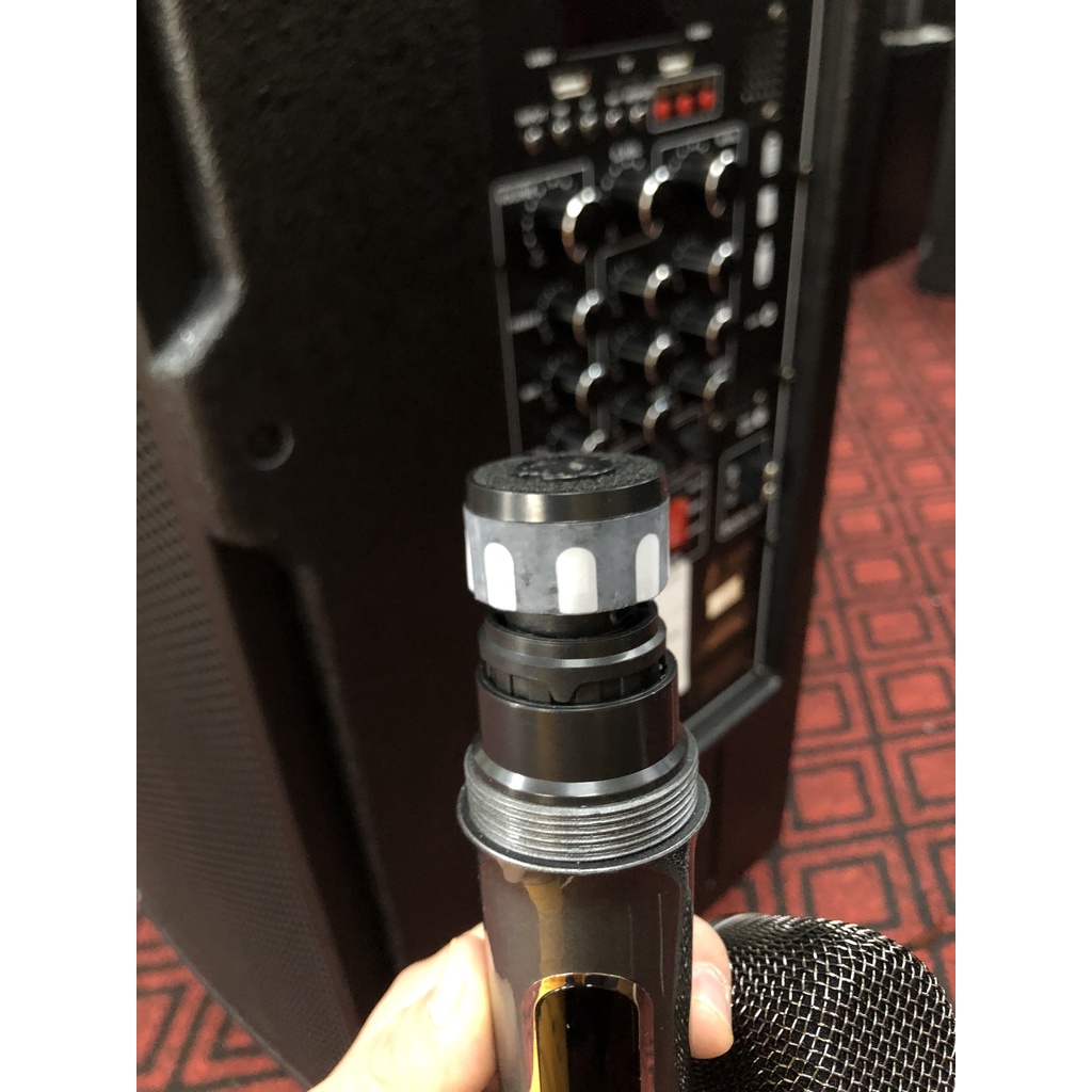 Loa kéo BNIB 18B Bass 50 Loa kẹo kéo Bass 50 Giá rẻ Loa công suất lớn kèm 2 Micro UHF chống hú Nâng tiếng hát cực đỉnh