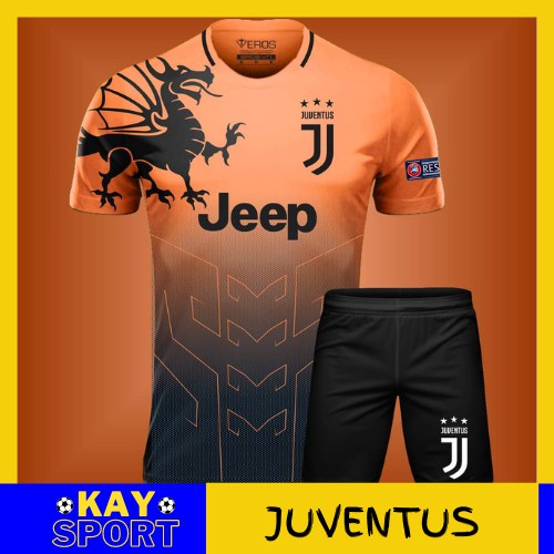 💥 Bộ quần áo bóng đá nam nữ CLB JUVENTUS CAM || 💦Thun lạnh 4 chiều sắc nét, mát mịn || UNISEX ai mặc cũng xinh💦