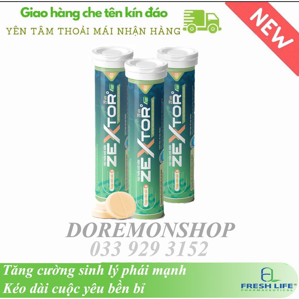 Sản phẩm viên sủi sinh lý Zextor 20 Viên | BigBuy360 - bigbuy360.vn