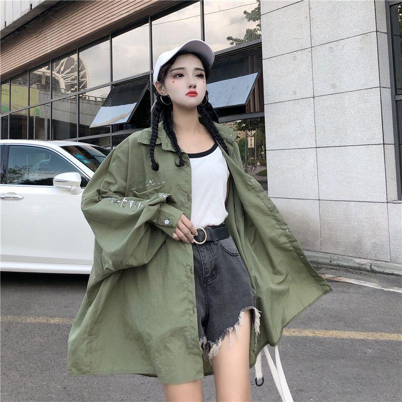 Áo Sơ Mi Tay Dài Dáng Rộng Kiểu Retro Phong Cách Hong Kong | BigBuy360 - bigbuy360.vn