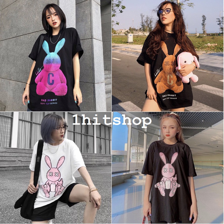 Áo Thun THỎ B.A.D Ulzzang Unisex 1hitshop