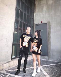 Áo phông gấu Moschino