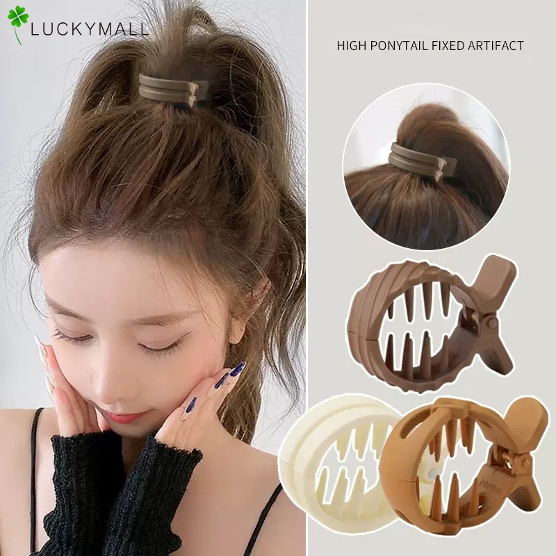Kẹp Tóc Càng Cua Màu Trơn Đơn Giản Thời Trang Cho Nữ